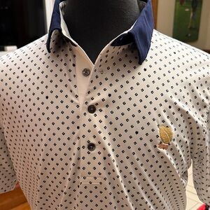 Greyson White and Navy Polo Shirt